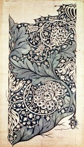 Design for Avon Chintz, 1886 körül (toll és tinta WC-vel papíron)